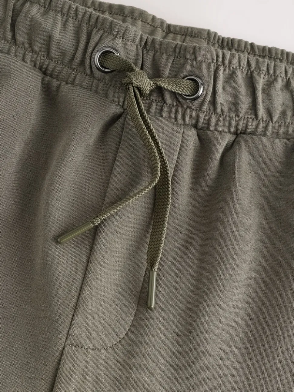 Khaki Green Signature Soft Touch Modal Slim Fit Cuffed Joggers