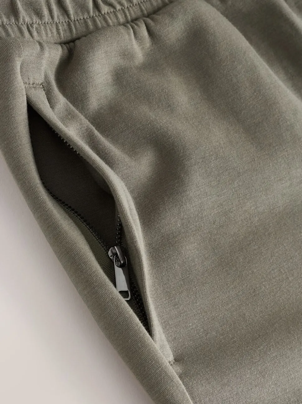Khaki Green Signature Soft Touch Modal Slim Fit Cuffed Joggers