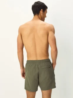 Khaki/Green Fashion Cargo Swim Shorts