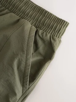 Khaki/Green Fashion Cargo Swim Shorts