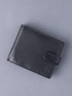 Lakeland Leather Black Burneside Wallet