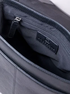 Lakeland Leather Black Crummock Cross-Body Bag