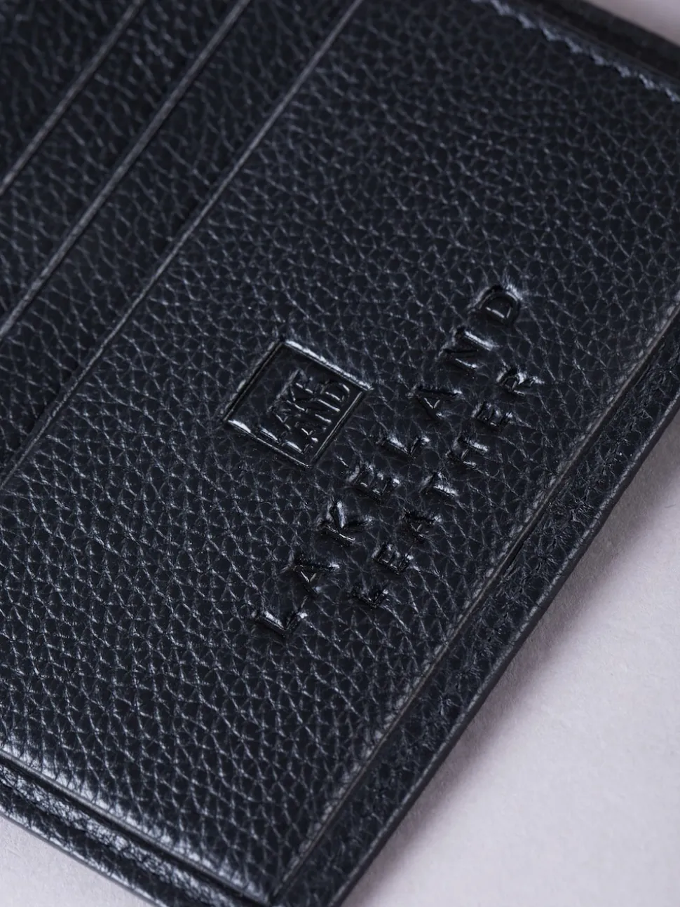 Lakeland Leather Black Crummock Wallet