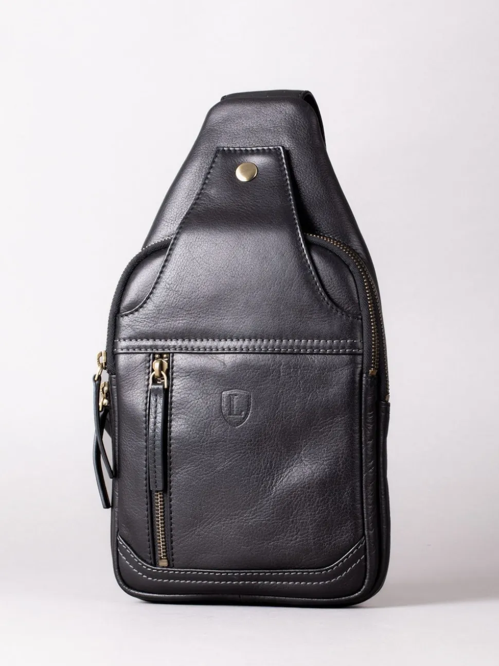 Lakeland Leather Black Keswick Sling Bag