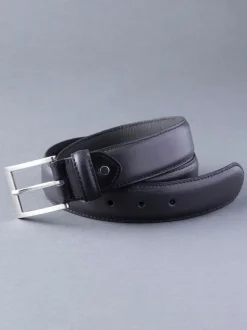 Lakeland Leather Black Staveley Leather Belt