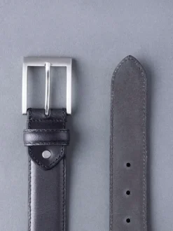Lakeland Leather Black Staveley Leather Belt