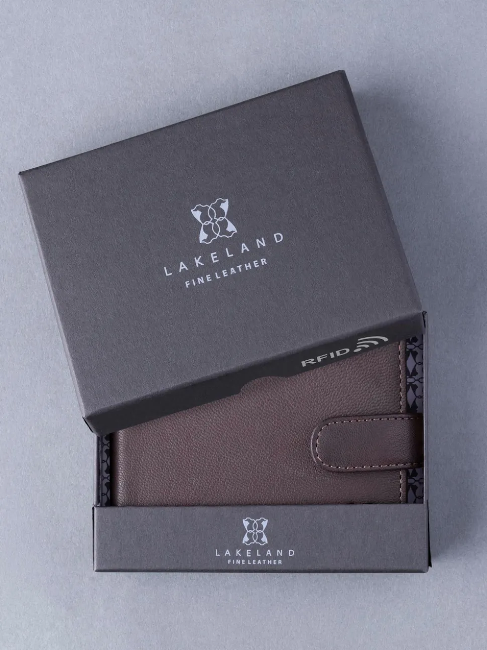 Lakeland Leather Brown Burneside Wallet