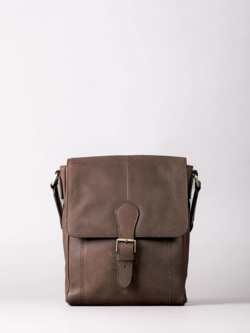 Lakeland Leather Brown Hutton Reporter Bag