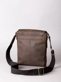 Lakeland Leather Brown Hutton Reporter Bag