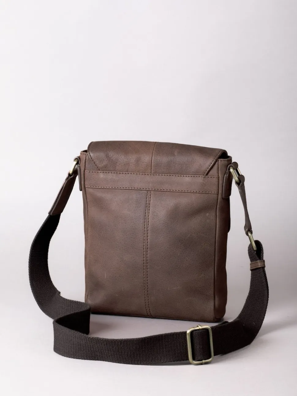 Lakeland Leather Brown Hutton Reporter Bag