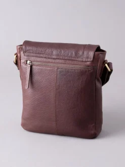 Lakeland Leather Brown Medium Keswick Messenger Bag