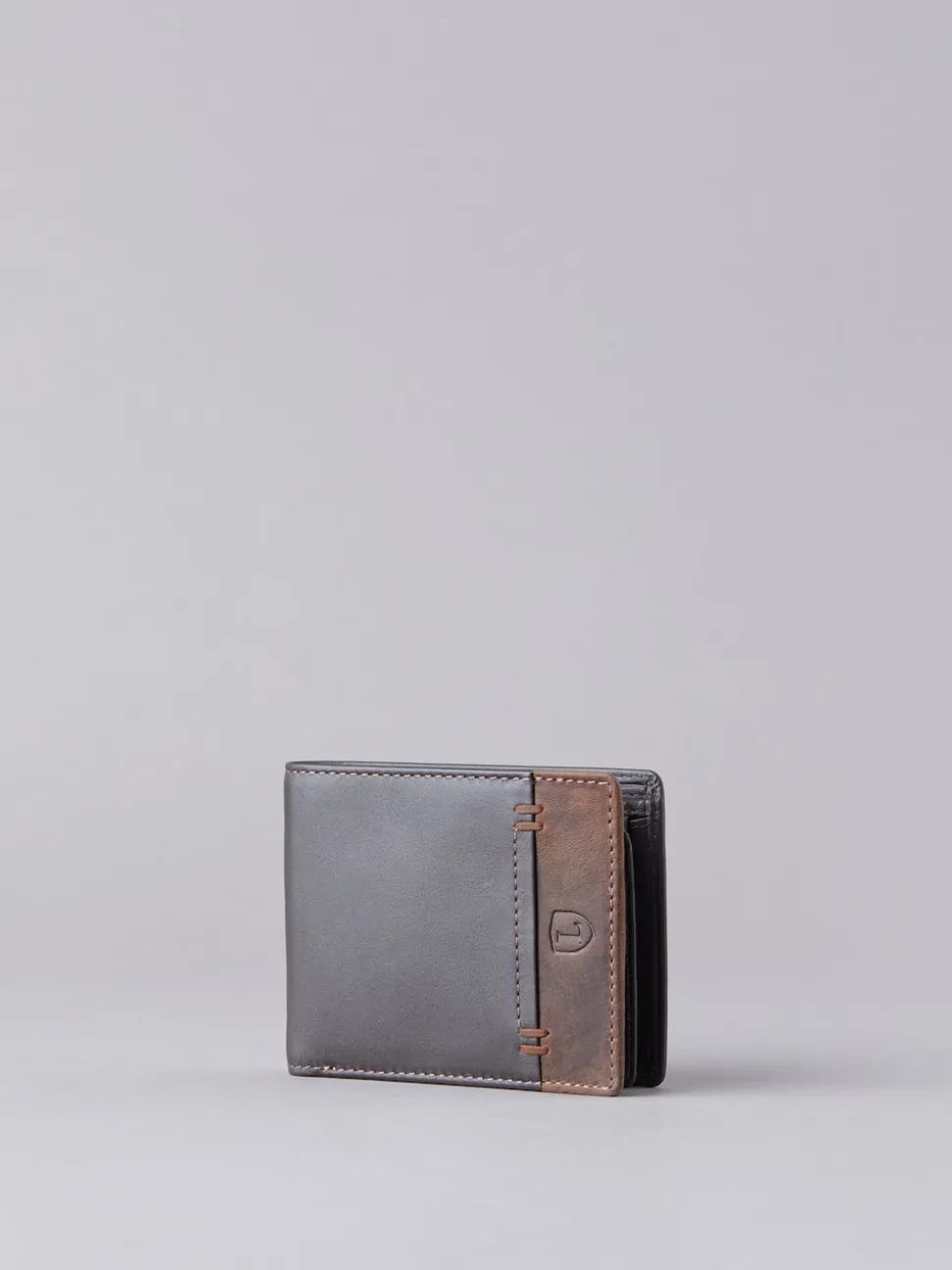 Lakeland Leather Brown Stitch Leather Bi-Fold Wallet