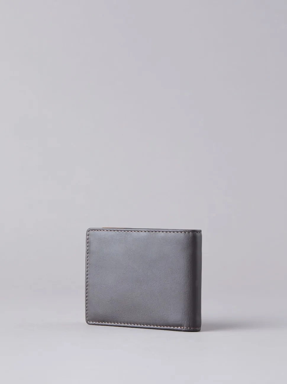 Lakeland Leather Brown Stitch Leather Bi-Fold Wallet