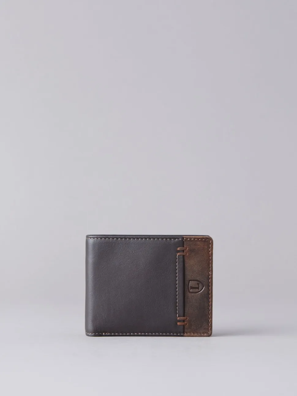 Lakeland Leather Brown Stitch Leather Bi-Fold Wallet