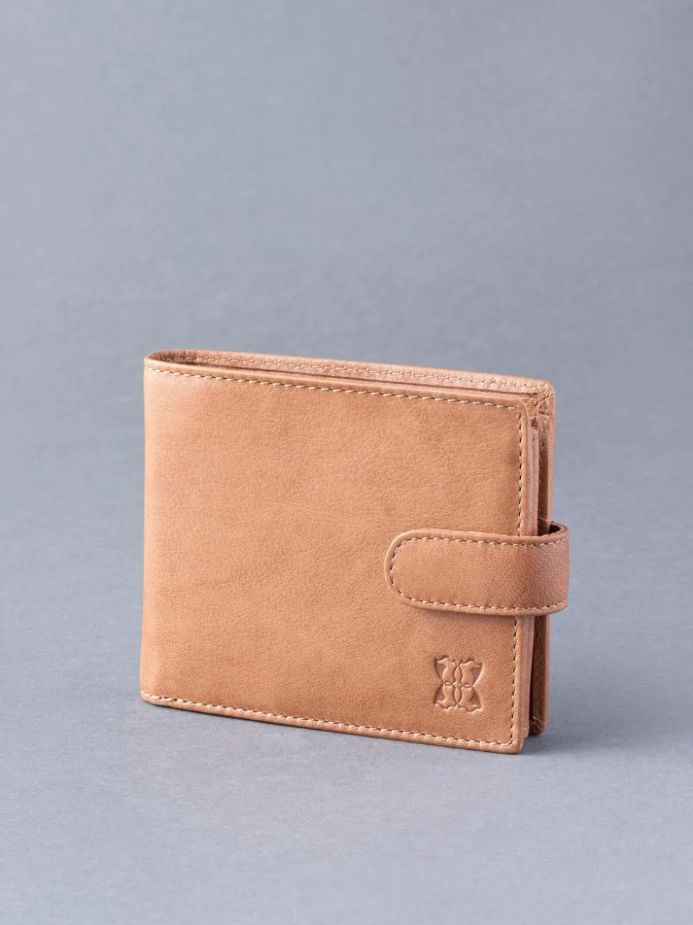 Lakeland Leather Cognac Brown Burneside Wallet