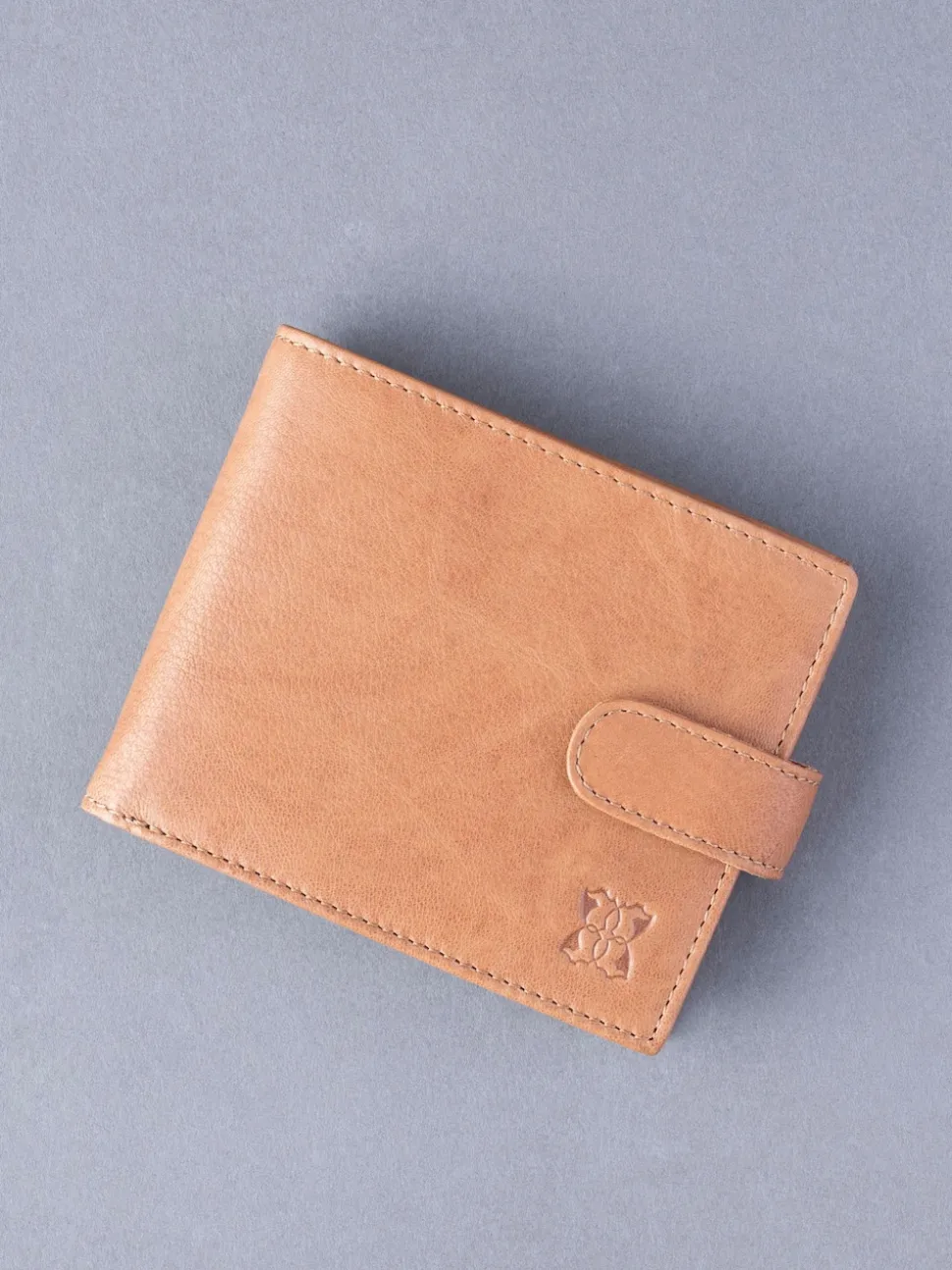 Lakeland Leather Cognac Brown Burneside Wallet