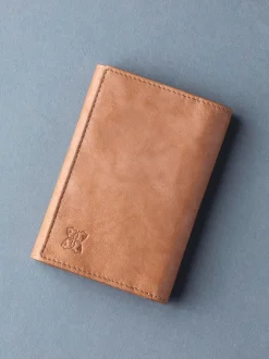 Lakeland Leather Tan Brown Bowston Tri-Fold Wallet