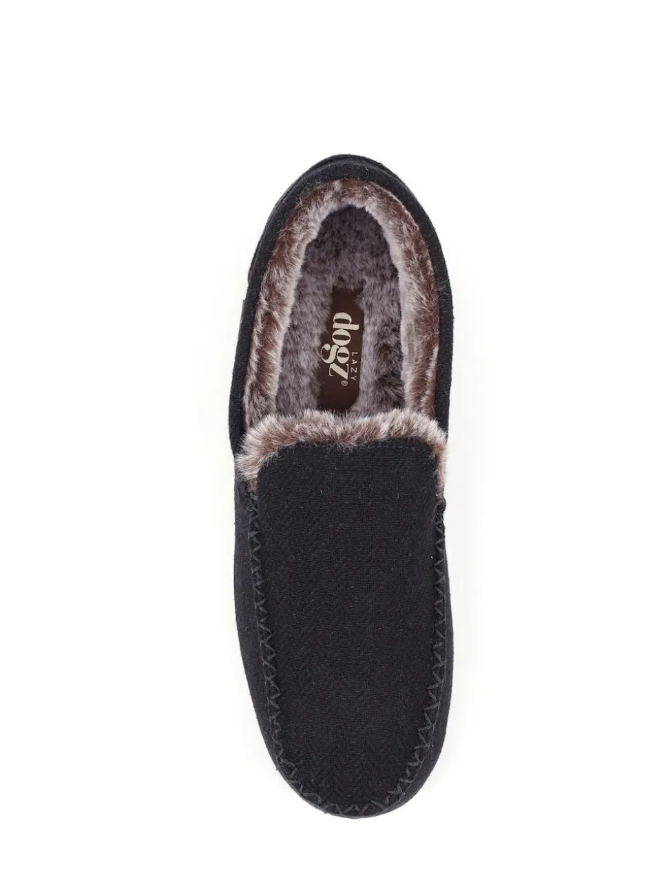 Lazy Dogz Blue Hendrix II Faux Fur Lined Full Slippers
