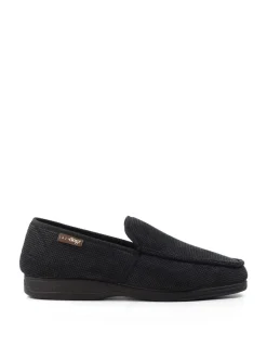 Lazy Dogz Dylan Full Black Slippers