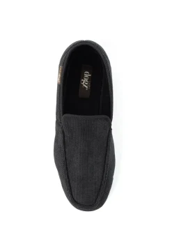 Lazy Dogz Dylan Full Black Slippers