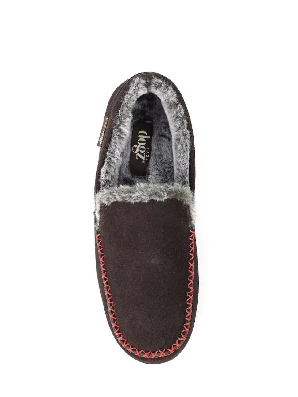 Lazy Dogz Henry Mocassin Brown Slippers