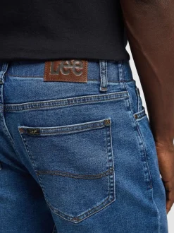 Lee Mid Blue Denim Straight Fit Extreme Motion Jeans