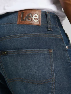 Lee Mid Blue Denim Straight Fit Extreme Motion MVP Jeans