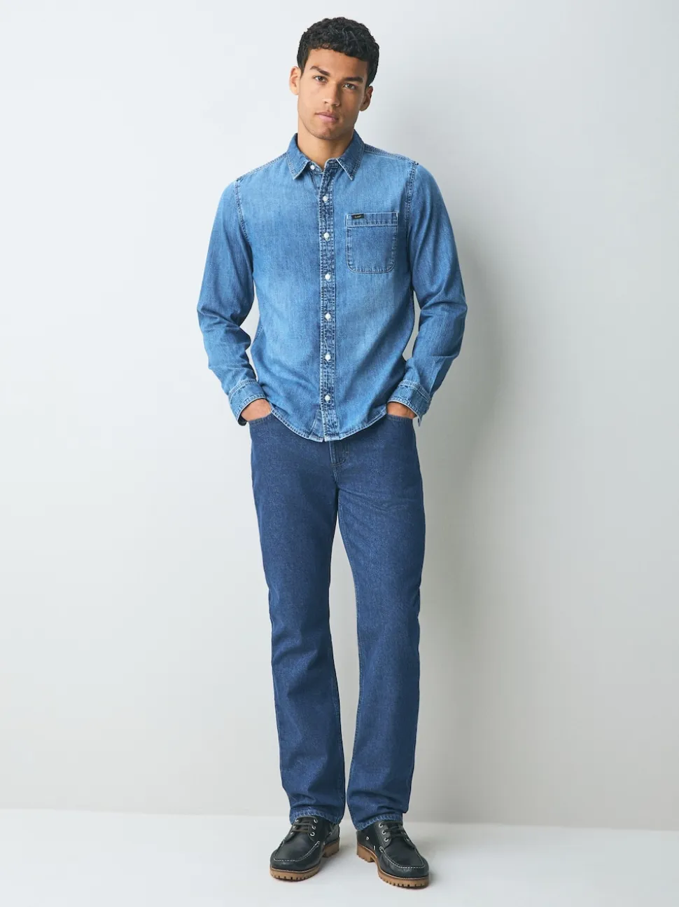 Lee Reach West Straight Fit Relaxed Jeans
