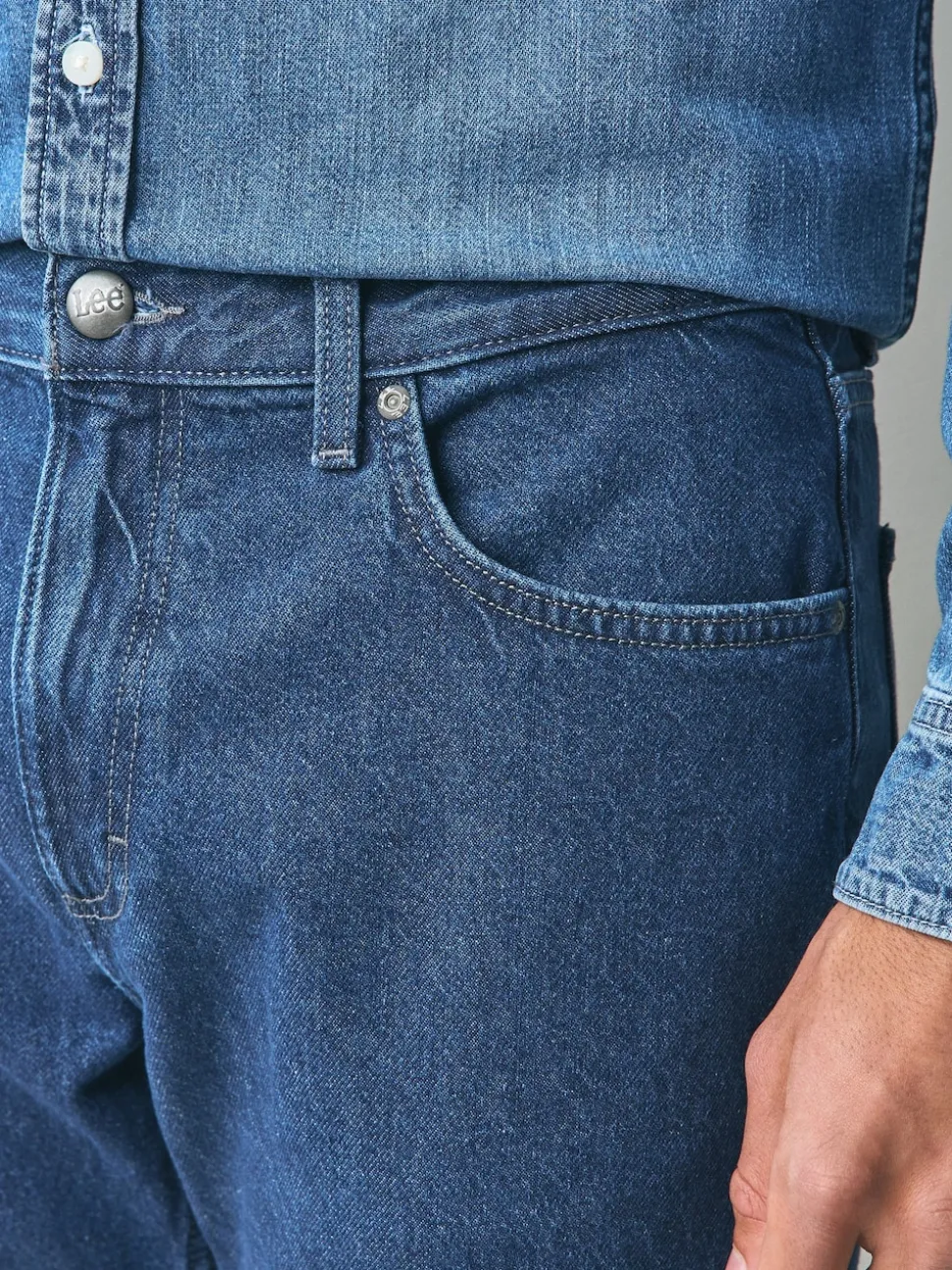 Lee Reach West Straight Fit Relaxed Jeans