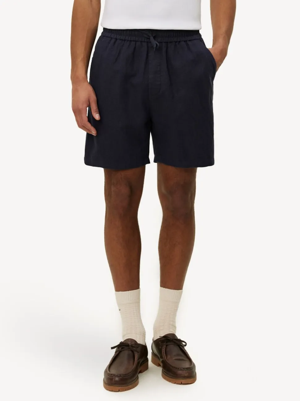 Les Deux Blue Otto Linen Shorts