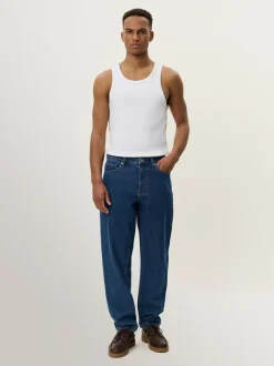 Les Deux Blue Ryder Washed Denim Jeans