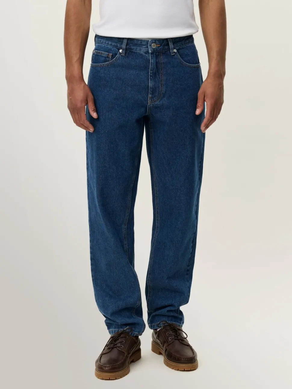 Les Deux Blue Ryder Washed Denim Jeans