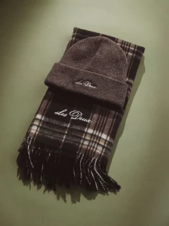 Les Deux Grey Wayne Embroidered Beanie