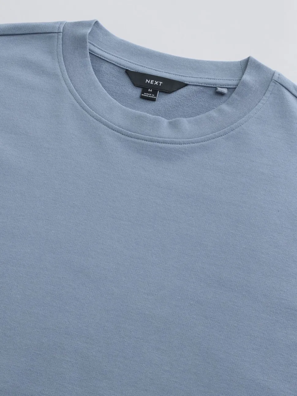 Light Blue Lightweight Crew Neck Sweatshirt
