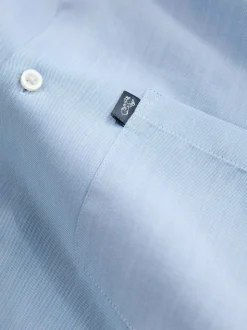 Light Blue Regular Fit Button Down Easy Iron Oxford Shirt