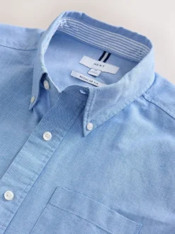 Light Blue Short Sleeve Oxford Shirt
