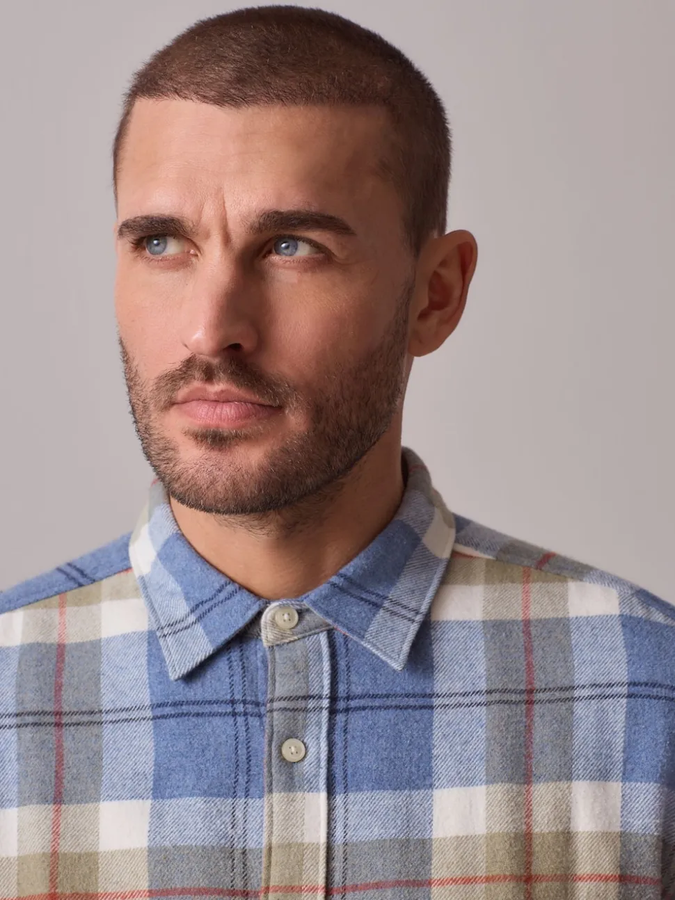 Light Blue Signature Long Sleeve Check Shirt