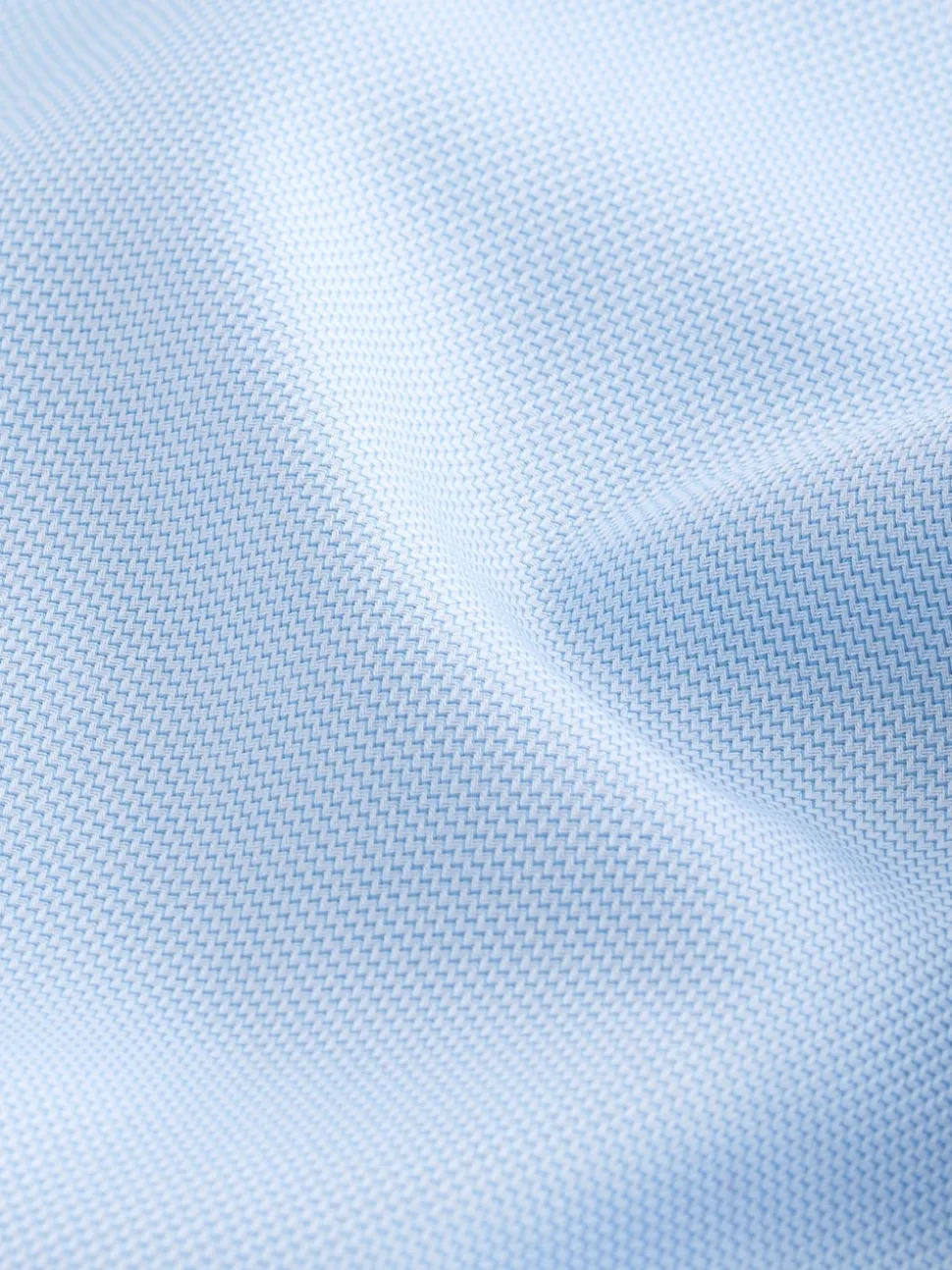 Light Blue Slim Fit Signature 100% Cotton Canclini Textured Shirt