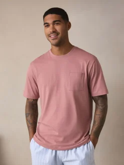 Light Blue Stripe Short Sleeve Pyjamas Set
