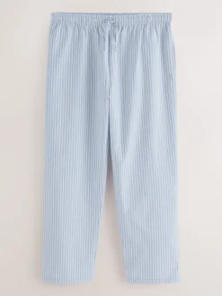 Light Blue Stripe Short Sleeve Pyjamas Set
