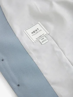 Light Blue Textured Suit Waistcoat