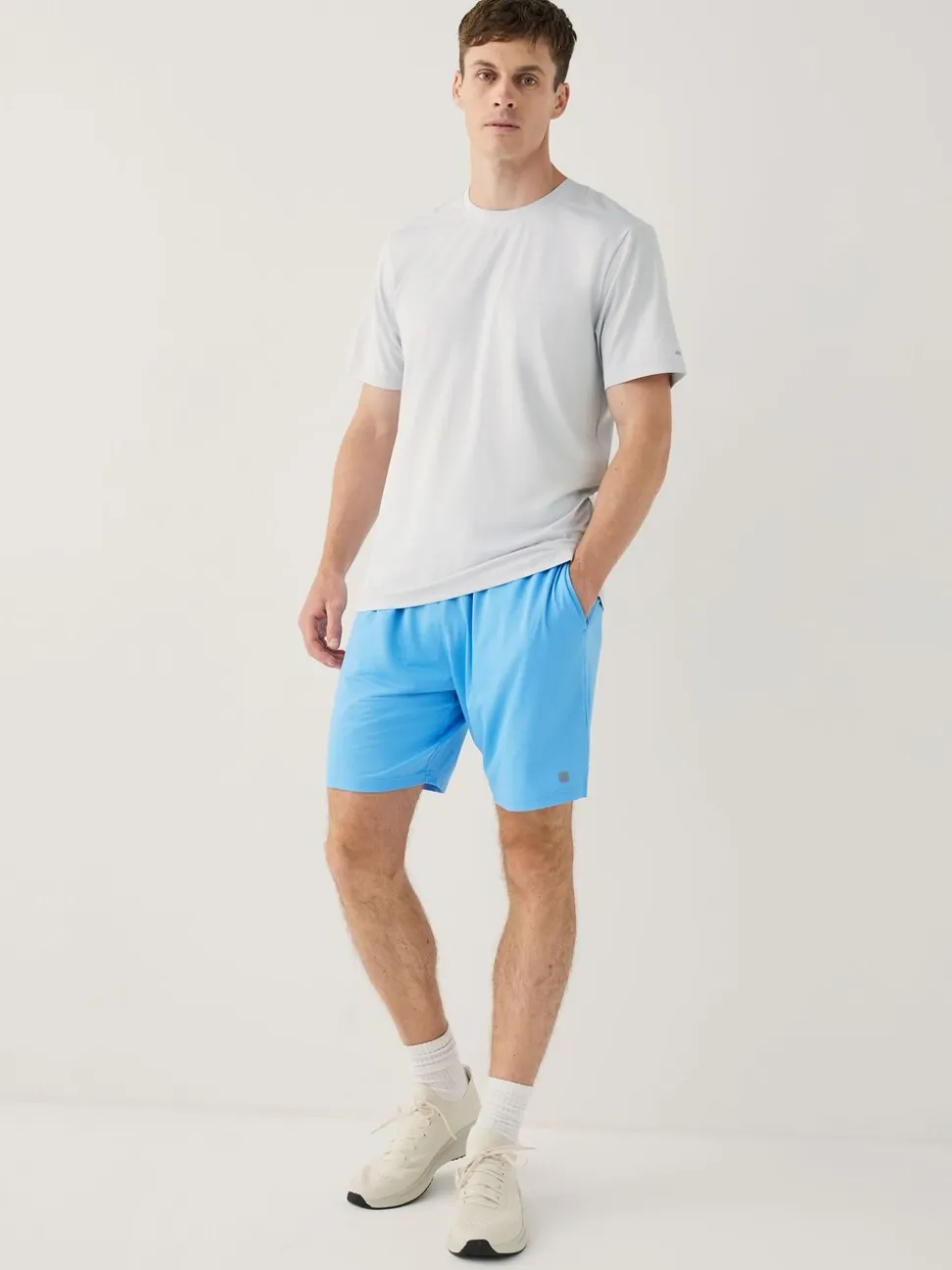 Light Grey Active Gym Textured Training T-Shirt