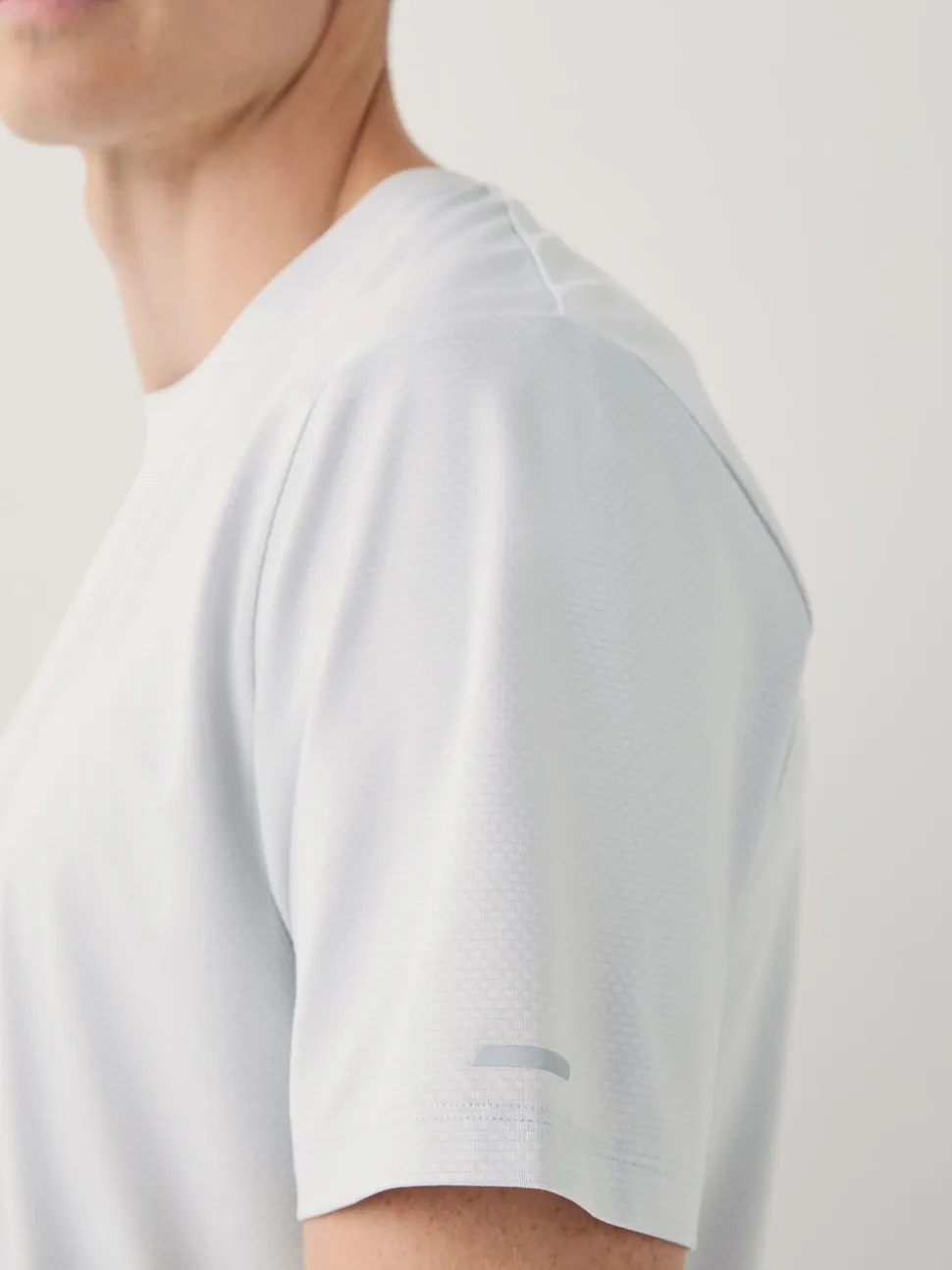 Light Grey Active Gym Textured Training T-Shirt