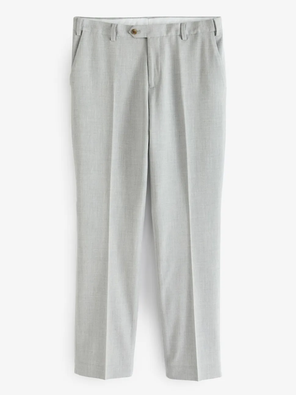 Light Grey Regular Fit Motionflex Stretch Suit Trousers