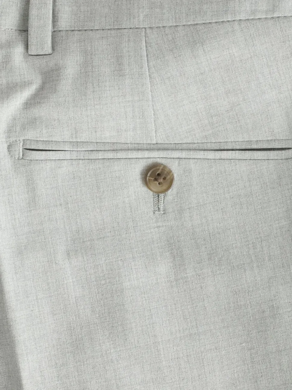 Light Grey Regular Fit Motionflex Stretch Suit Trousers