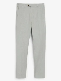 Light Grey Skinny Fit Motionflex Stretch Suit Trousers