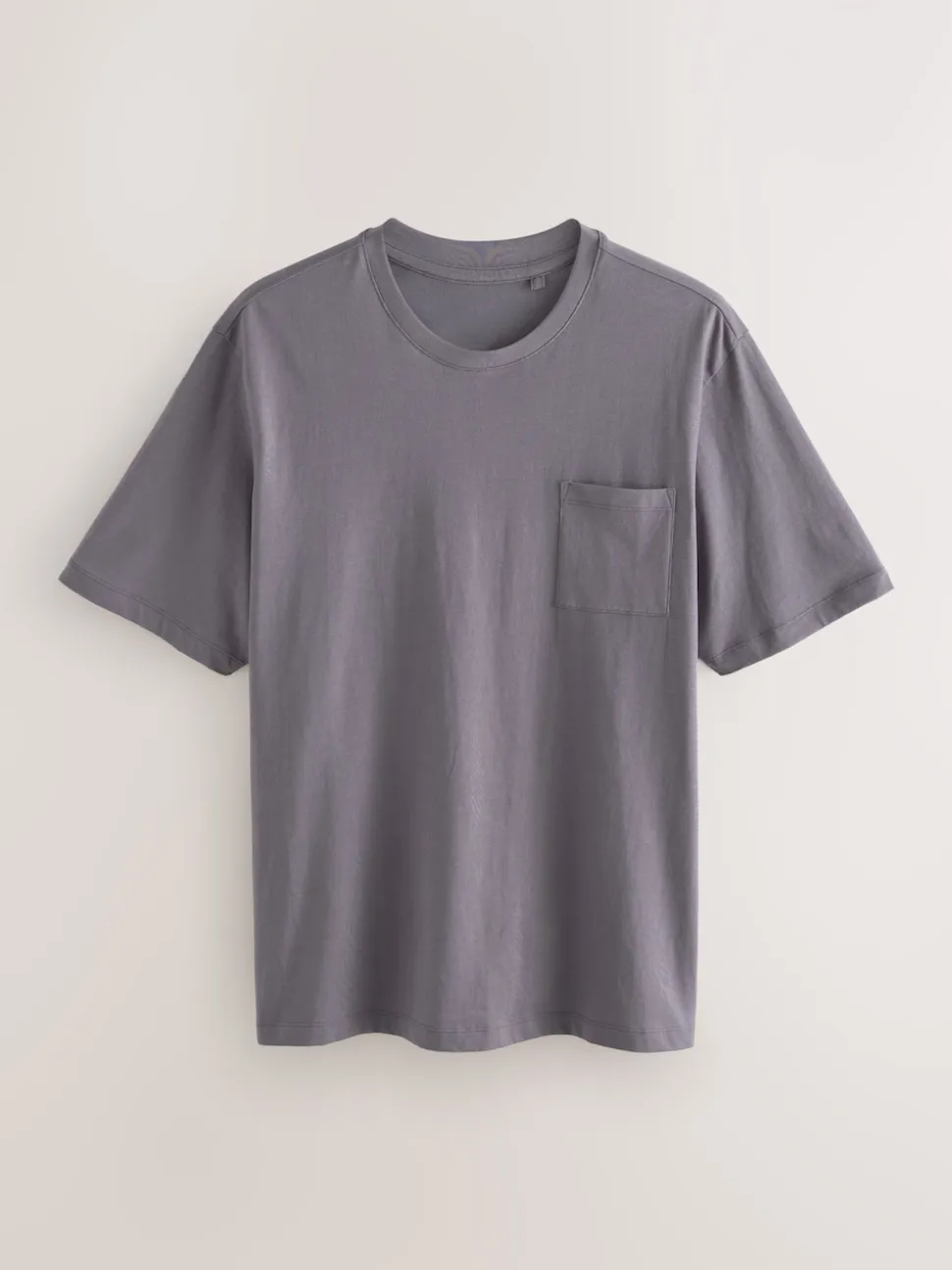 Lilac Purple/Grey Marl Short Sleeve Jersey Pyjamas Set