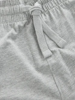 Lilac Purple/Grey Marl Short Sleeve Jersey Pyjamas Set