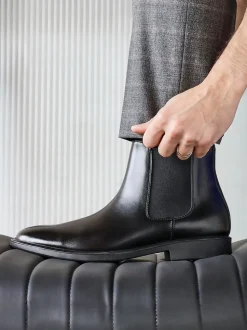 Linzi Black Antonio Chelsea Boots