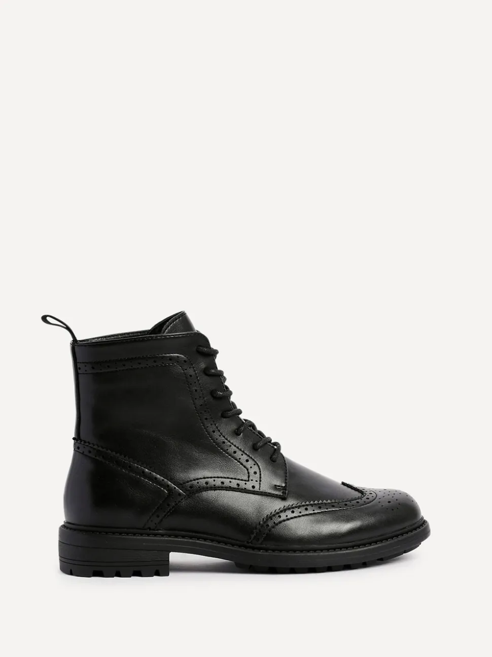 Linzi Black Leonardo Brogue Boots